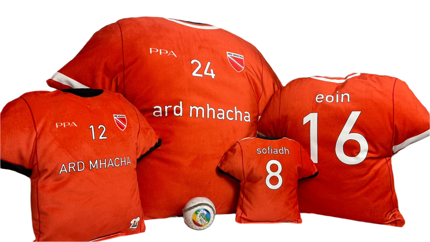 Almohada de jugador de Jersey gaélico de Armagh